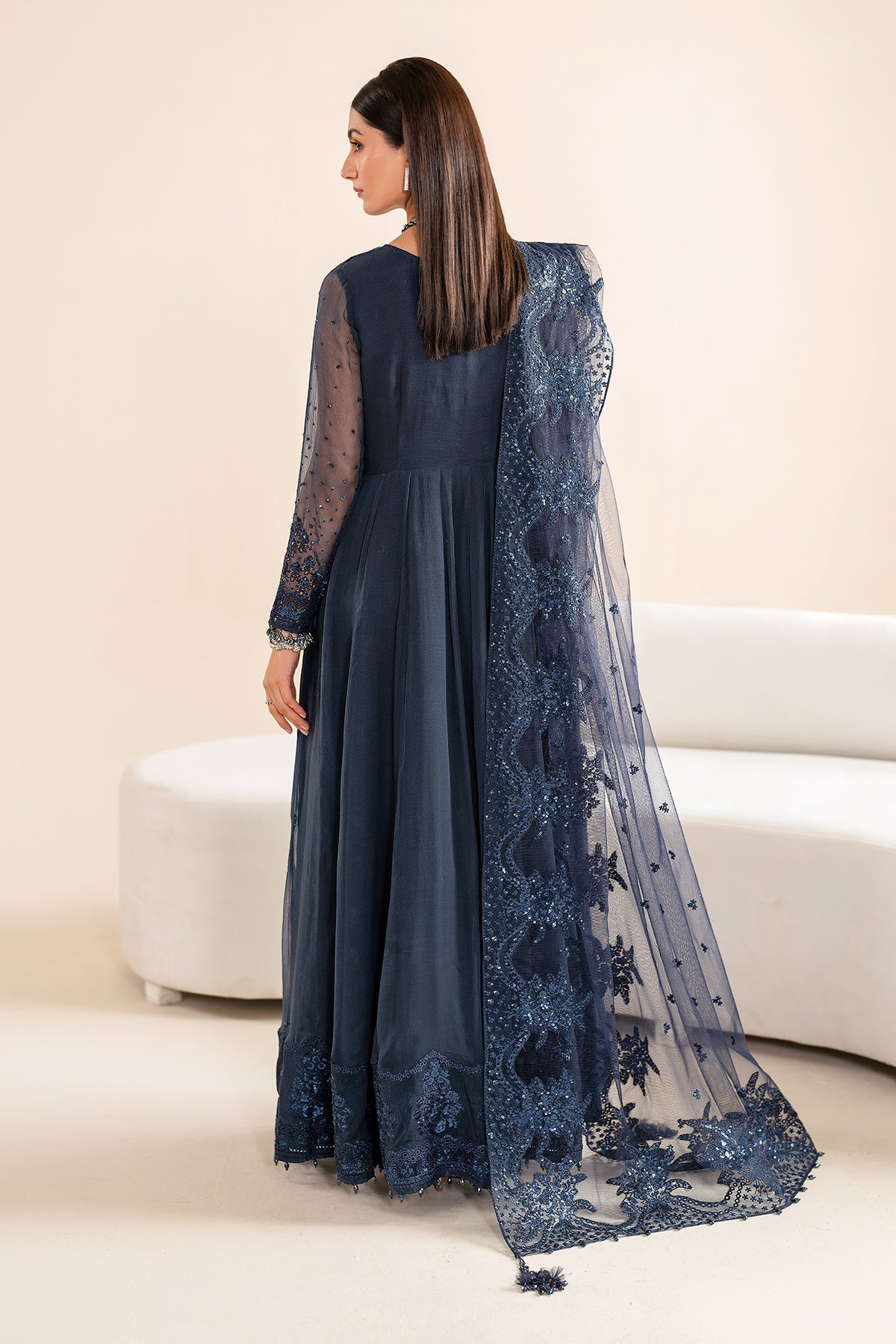 BAROQUE | EMBROIDERED CHIFFON UF-617