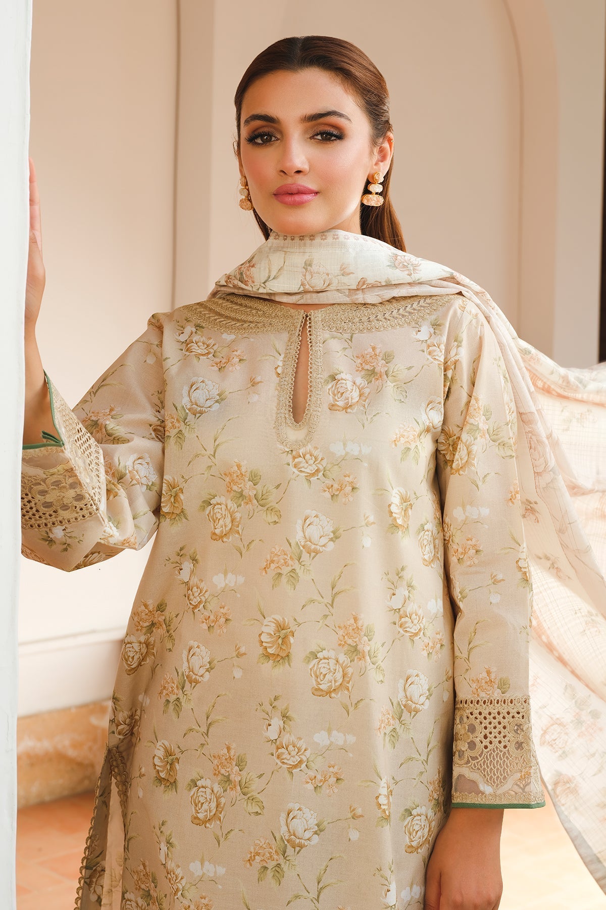 BAROQUE | EMBROIDERED  LAWN UF-655