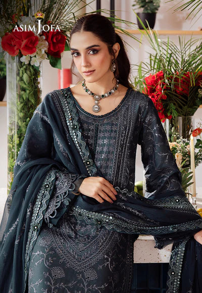 Asim Jofa | Uraan | AJUR-01 EMBROIDERED LAWN 3 PCS