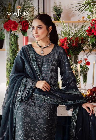 Asim Jofa | Uraan | AJUR-01 EMBROIDERED LAWN 3 PCS